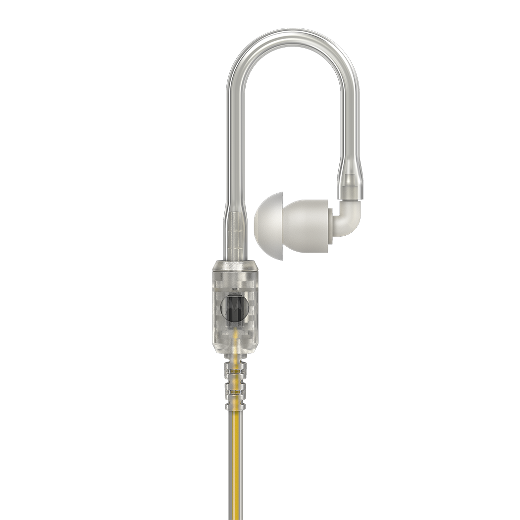 PMLN8120A – 摩托罗拉3.5mm 仅接收 Xtra Loud 半透明管 RSM 耳机